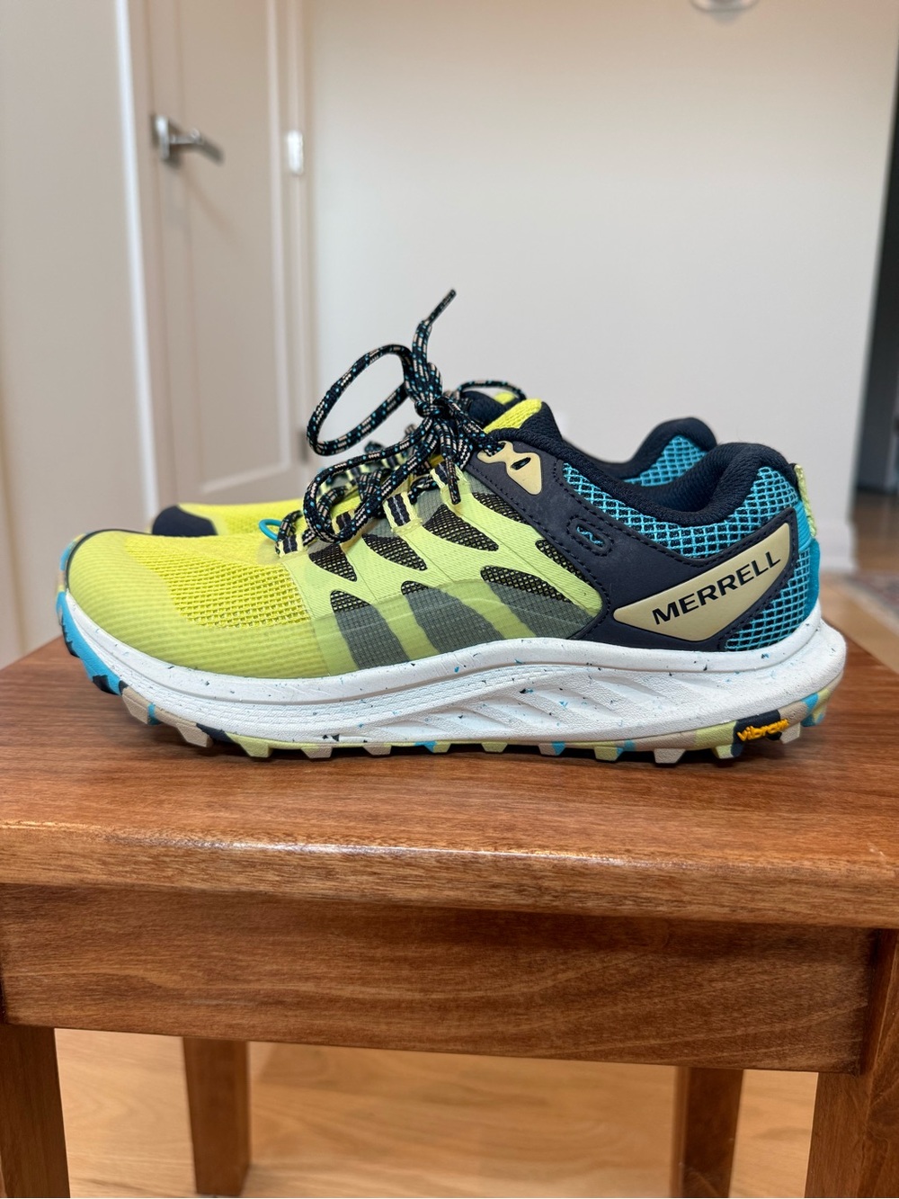 Merrell Neon Yellow & Navy Trail Runner